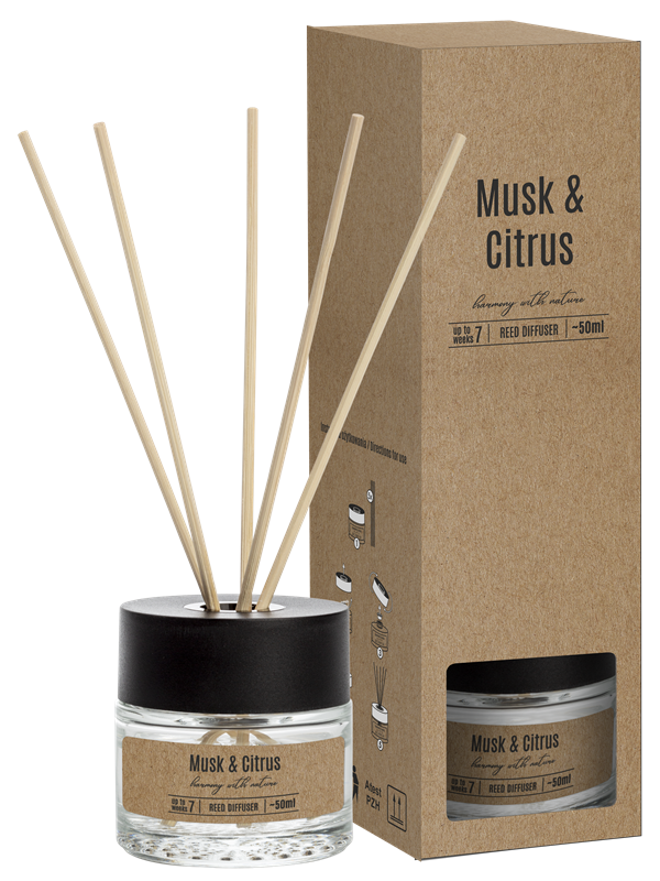 Bispol Vonný difuzér - Musk & Citrus