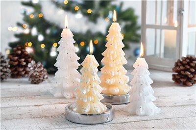 Christmas Tree large Creme