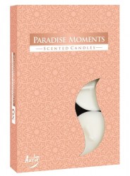 Aura čajová vonná svíčka Paradise Moments 6ks
