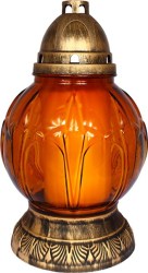 Skleněná lampa 4-600 s náplní p600