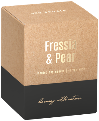 Sojová vonná svíčka Freesia - Pear
