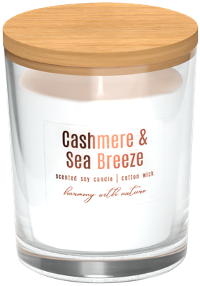 Sojová vonná svíčka Cashmere - Sea breeze