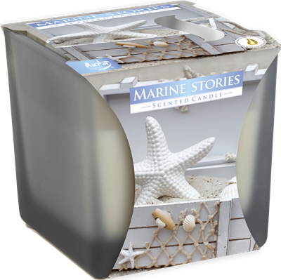 Vonná svíčka v matném skle - Marine stories