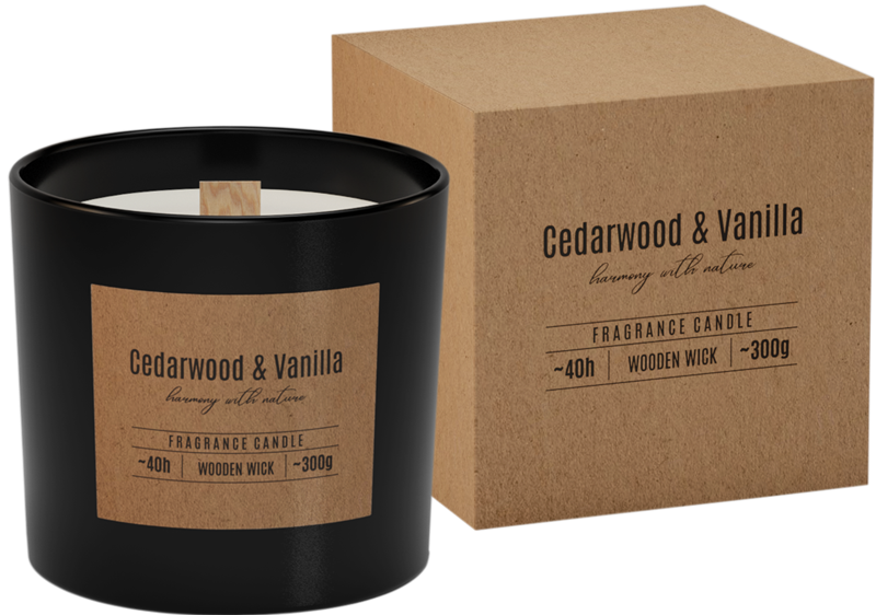 Vonná svíčka Cedarwood & Vanilla