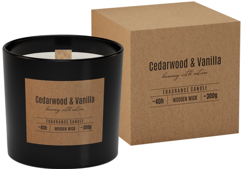 Bispol Vonná svíčka Cedarwood & Vanilla