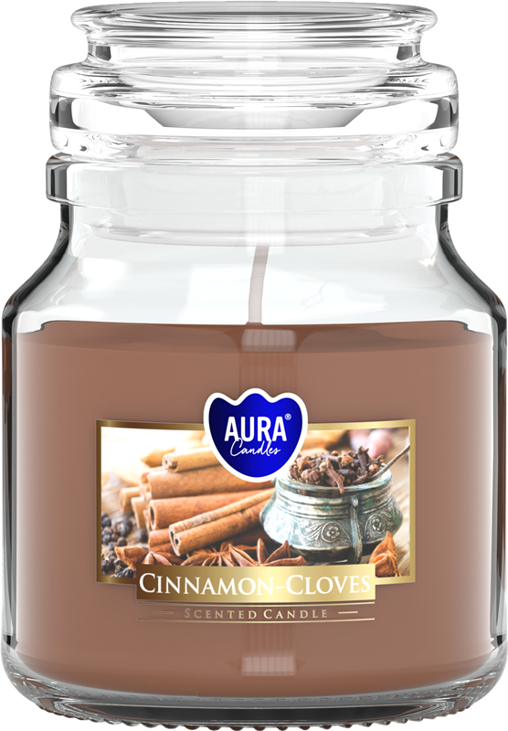 Bispol Aura svíčka vonná v dóze Cinnamon Cloves clone